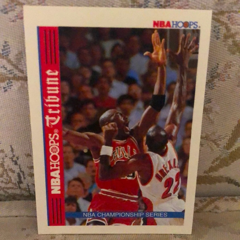 NBA hoops micheal Jordan card